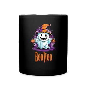Halloween Ghost Ghost BooHoo Funny - Full Colour Mug - black - Front