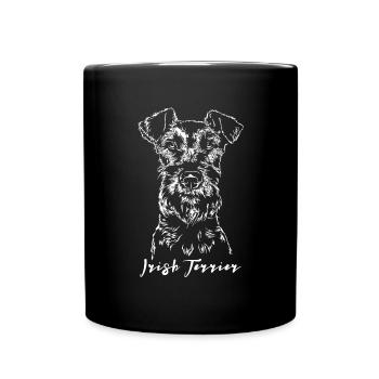 Portrait d'un chien de Wilsign's Irish Portrait - Mug uni - noir - Devant