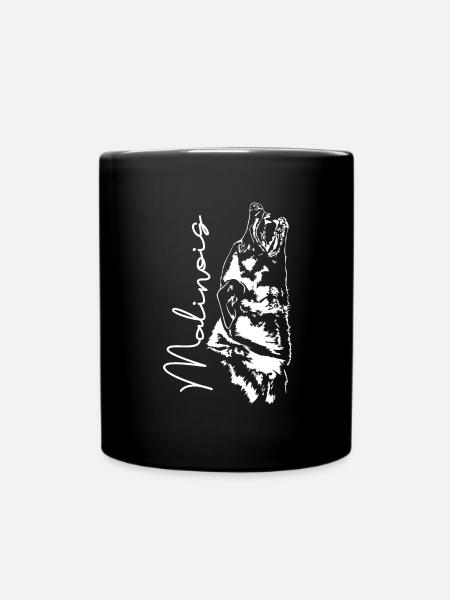 MALINOIS chien chien mali IGP Wilsigns - Mug uni - noir