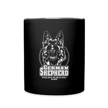 GERMAN SHEPHERD coolest people saying Wilsigns - Full Colour Mug - black - Front