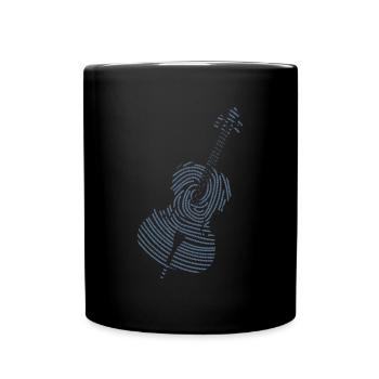 Classical Music Cello - Full Colour Mug - black - Front