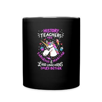 Professeur d’histoire École Histoire Professeur Cadeau - Mug uni - noir - Devant