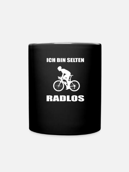 Fahrrad - Tasse einfarbig - Schwarz