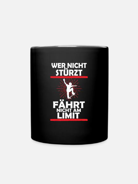 skateboard - Tasse einfarbig - Schwarz