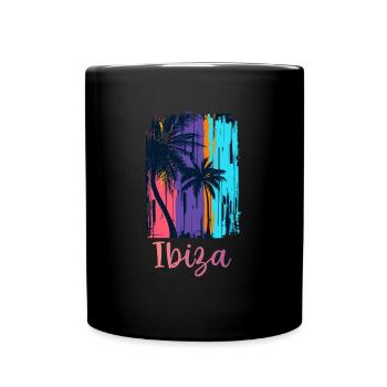 Ibiza - Tasse einfarbig - Schwarz - Vorne