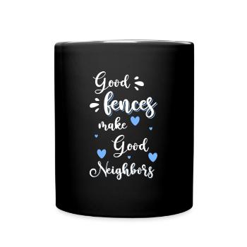Maison du voisin - Mug uni - noir - Devant
