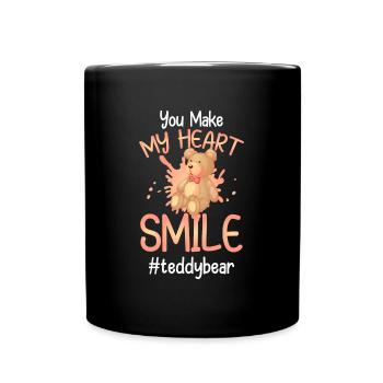 Bär Kindheit Süß Schwanger - Tasse einfarbig - Schwarz - Vorne