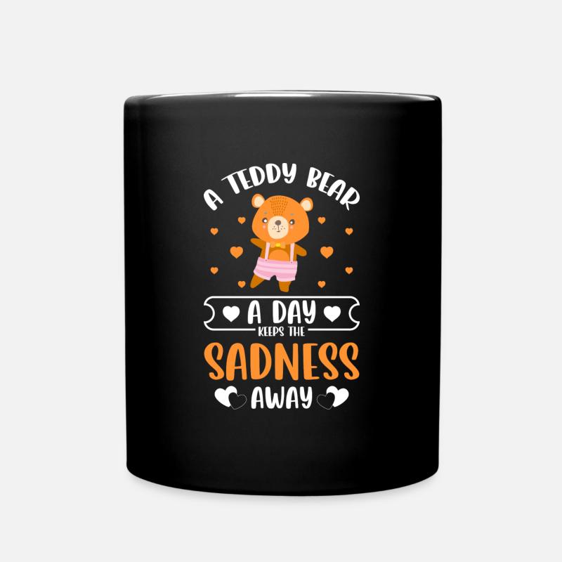 Bär Kindheit Kinder Niedlich - Tasse einfarbig - Schwarz