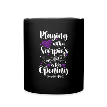 Horoscope Astro November - Full Colour Mug - black - Front