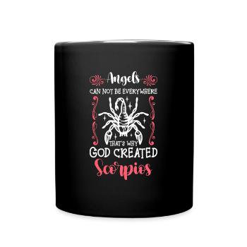 Horoscope Signe du zodiaque Étoile Novembre - Mug uni - noir - Devant