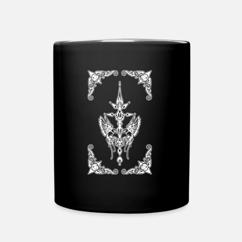 Vogelzauberkarte - Tasse einfarbig - Schwarz