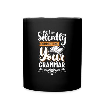 Author Editor Poetry - Full Colour Mug - black - Front