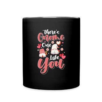 Dwarf Gnome Garden Gnome Goblin - Full Colour Mug - black - Front