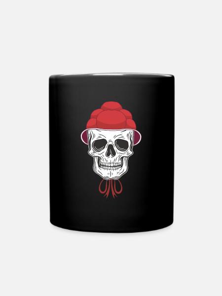 Schwarzwaldmädel Bollenhut - Tasse einfarbig - Schwarz