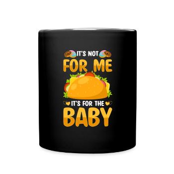 Bébé ventre naissance maman bébé dictons - Mug uni - noir - Devant