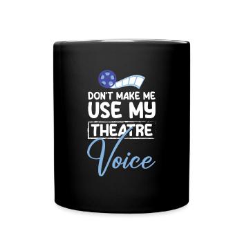 Actor Mask Nerd - Full Colour Mug - black - Front