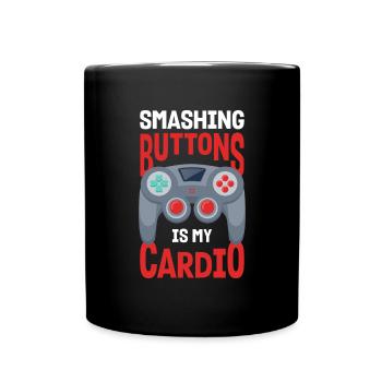 Contrôleur d’ordinateur de jeu Gamer - Mug uni - noir - Devant