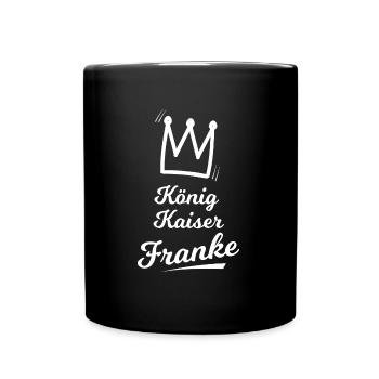 Kaiserreich Franken - Tasse einfarbig - Schwarz - Vorne