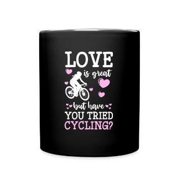 Cyclisme Fitness E-Bike Tour - Mug uni - noir - Devant