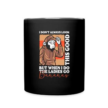 Affe tierkostüme kinder - Tasse einfarbig - Schwarz - Vorne