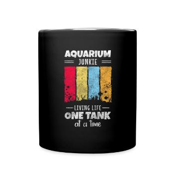 Aquariophile Aquariist Poisson Ami - Mug uni - noir - Devant