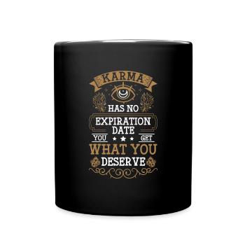 Spiritually Good Deed Sarcasm Spiritually - Full Colour Mug - black - Front