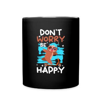 Paresseux Hang Out Cozy - Mug uni - noir - Devant