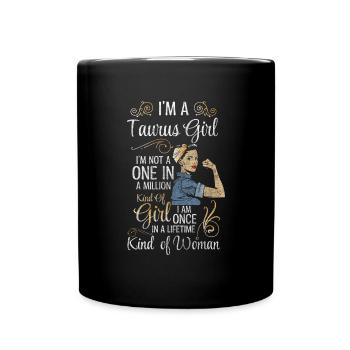 Signe du zodiaque April Astro - Mug uni - noir - Devant