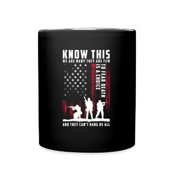 Élite de la liberté des vétérans de guerre - Mug uni - noir - Devant