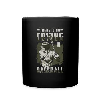 Batte de baseball Amérique Baseballer - Mug uni - noir - Devant