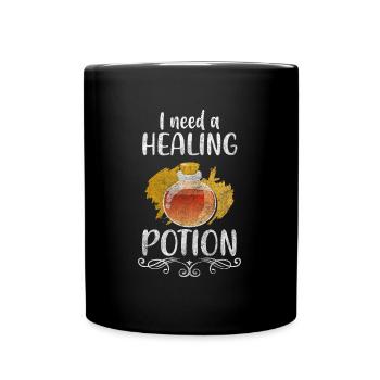 Potion Natural Plants Tea - Full Colour Mug - black - Front