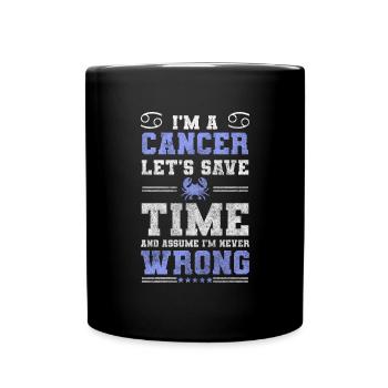 Naissance de l’astrologie des signes du zodiaque - Mug uni - noir - Devant