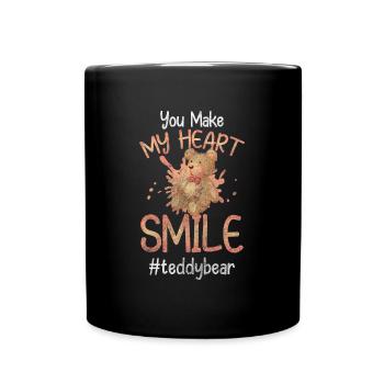 Cuddly Toy Offspring Toy Bear - Full Colour Mug - black - Front