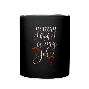 Skydiving Jumping Sports - Full Colour Mug - black - Front