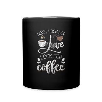 Barista Lait à la caféine - Mug uni - noir - Devant