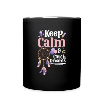 Rêves, Natifs, Sommeils, Amour - Mug uni - noir - Devant