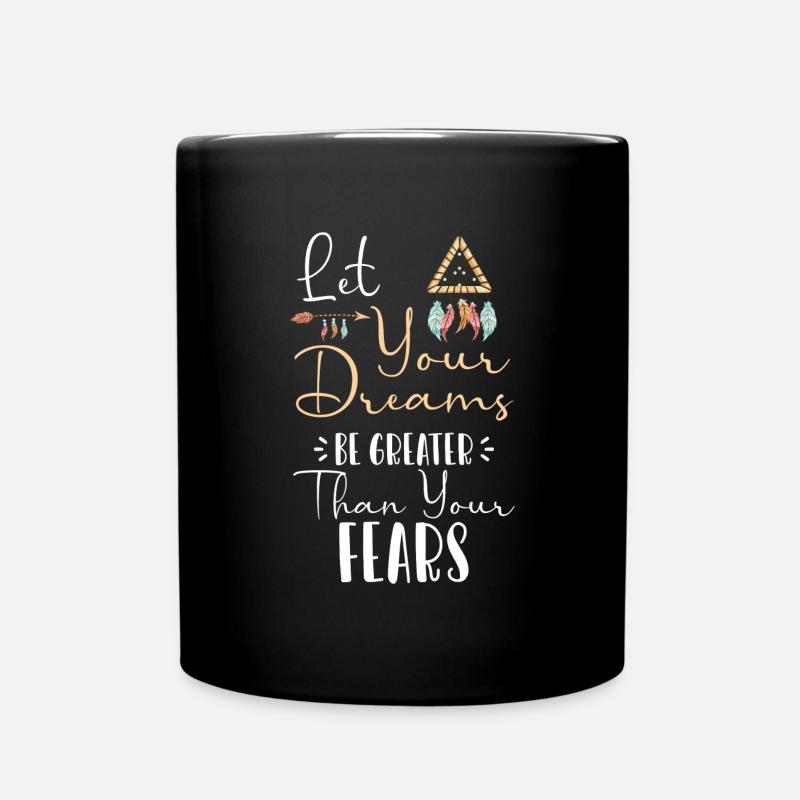 Ésotérisme spirituel de plume de rêve - Mug uni - noir