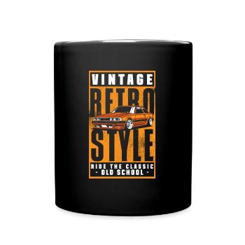 Automobile Vintage Car Mechanic Engine - Mug uni - noir - Devant