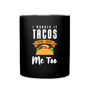 Mexican Hungry Burrito - Full Colour Mug - black - Front