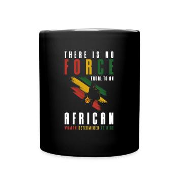 Africa Giraffe Animals Holiday - Full Colour Mug - black - Front