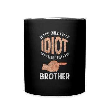 L’humour noir provoque des collègues - Mug uni - noir - Devant