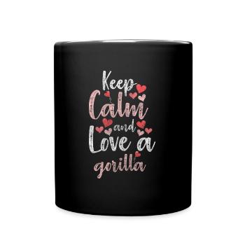 Gorilla Sport Fitness - Full Colour Mug - black - Front