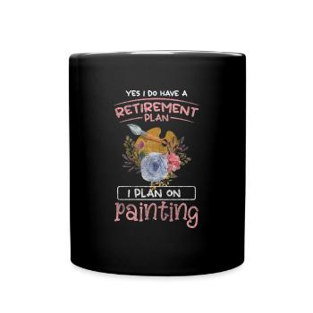 Painter Craftsman Canvas Construction Site - Full Colour Mug - black - Front