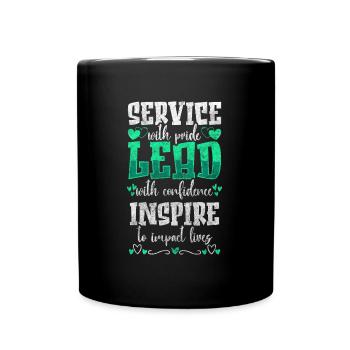 Chef de bureau Employé - Mug uni - noir - Devant