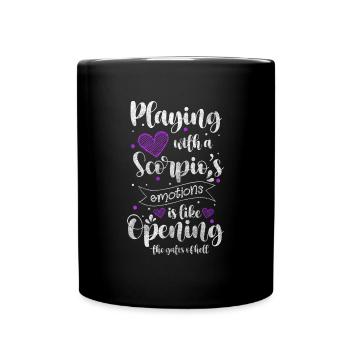 Naissance de l’horoscope - Mug uni - noir - Devant