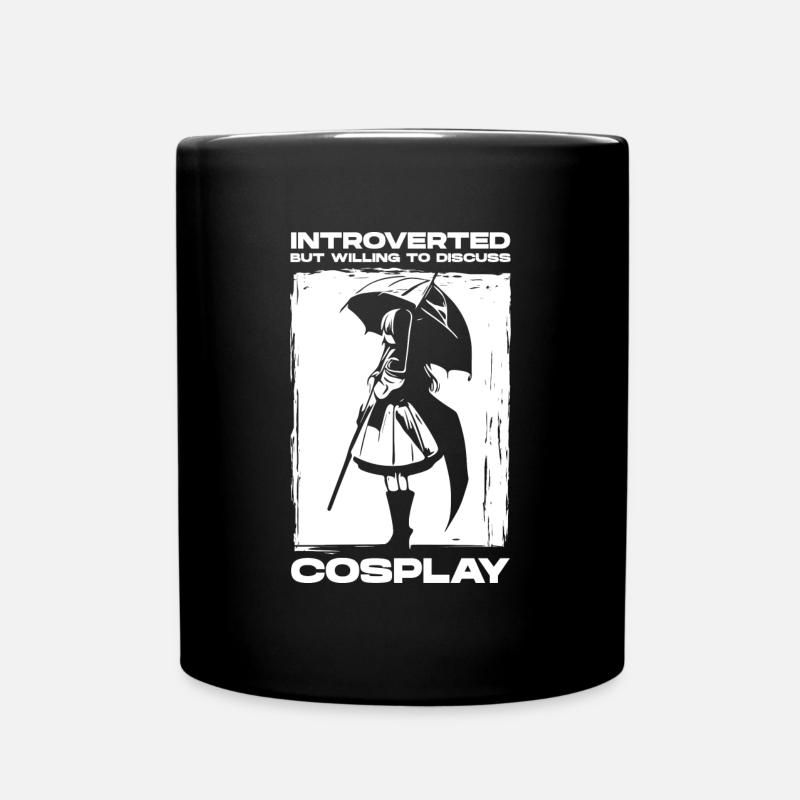 Cosplay Mask Art Lover - Mug uni - noir