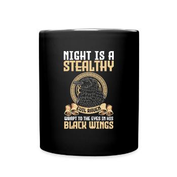 Raven Raven Munin - Full Colour Mug - black - Front