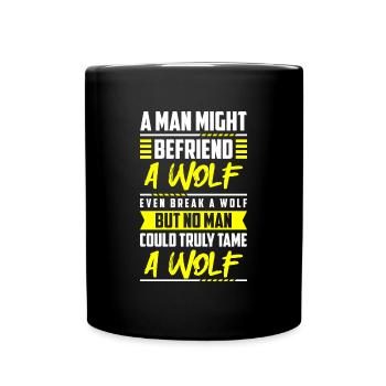 Loup-garou Meute Predator - Mug uni - noir - Devant