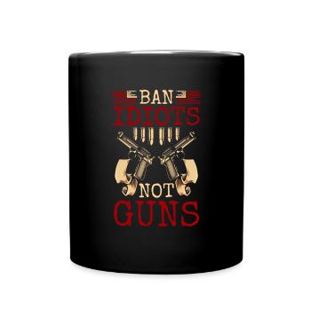 Weapon, Ammunition, Target, Sport Shooter - Full Colour Mug - black - Front