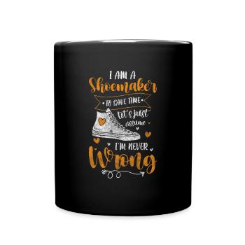 Shoemaker Profession - Full Colour Mug - black - Front